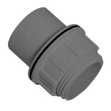 Solvent Grey 40mm (43mm) Tank Connector - Bag of 5 - FREE Next-Day Delivery