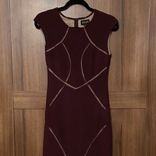 Xscape Illusion Accent Full Length Gown - Size 8