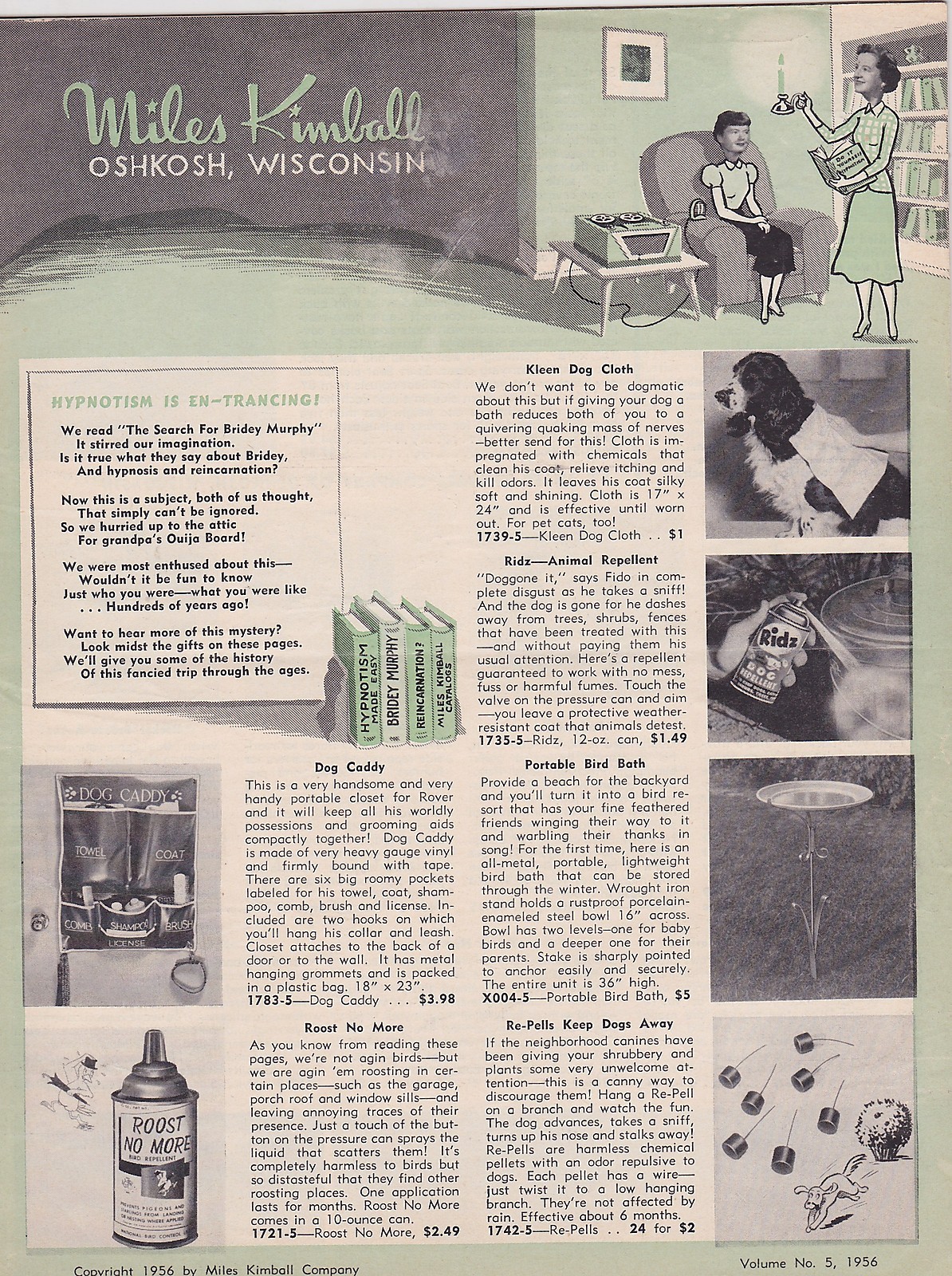 1956 V5 VINTAGE CATALOG 1972 MILES KIMBALL of OSHKOSH WI department