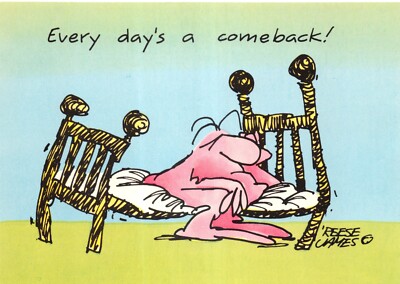 BAMFORTH COMIC POSTKARTE BETT GROSS SEHR GUT NEUWERTIG