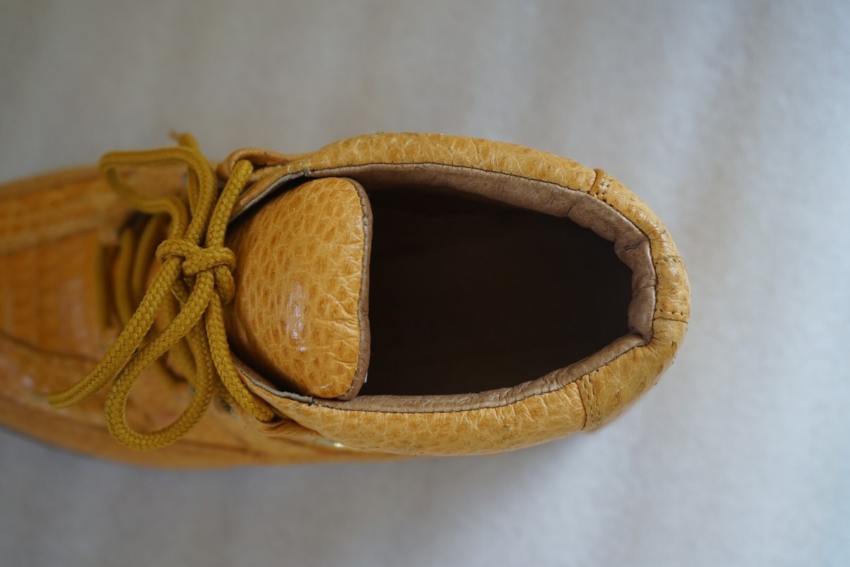 Vintage Sefeni B renam Men\'s USA 6 Mex 25 Ostrich and Caiman Leather Boots SEFENI Mens REAL Ostrich and Caiman Boots Size 7 | eBay main image 3