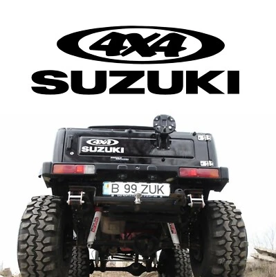 WORLDCUSTOMCHOPPER Adesivi fuoristrada portellone posteriore Compatibile per Suzuki Samurai 4x4