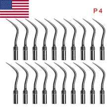 20 Dental Ultrasonic Scaler Perio Tips fit EMS Handpiece P4 USA EB.K