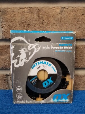 Ox Tools Ultimate UKB 4.5'' Karbite/Carbide Multi-Purpose Blade (7/8'' Bore)