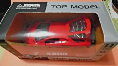 Red Top Model Diecast Lamborghini 1:32 (open door, pull-back-light-music) NIB