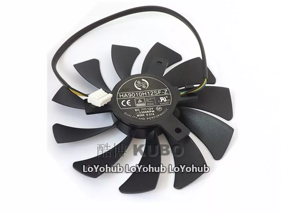 New For MSI AERO ITX RX560 GTX 1650 9CM graphics card fan 9010 PWM HA9010H12SF Z