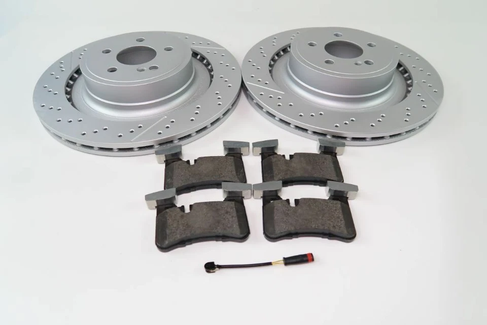 Mercedes Benz E63 AmgS C63 Cls63 Amg rear brake pads rotors TopEuro #1053 - Image 2 of 4