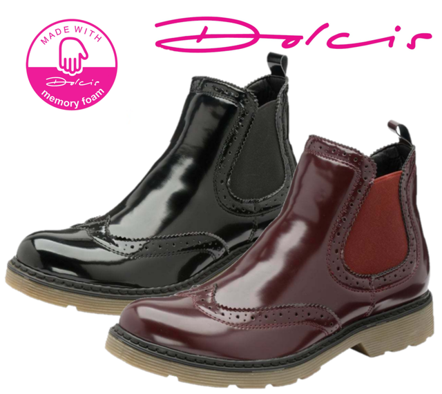 dune brogue chelsea boots