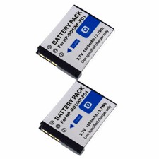 2x Battery NPBD1 for Sony NP-BD1 FD1 Type D CyberShot DSC-T77 T90 T900 TX1 G3