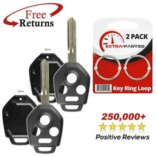2 Remote Car Key Shell Case for 2009 2010 2011 2012 2013 2014 Subaru