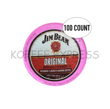 Jim Beam 100 cups Original Single Serve Ground Coffee, Keurig 2.0 Compatible