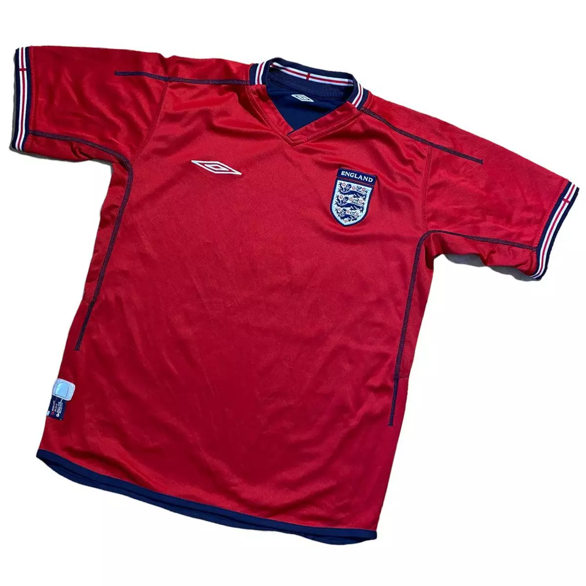 England Soccer Jersey LG Umbro Kick off 26:03:02 Full Time March England Soccer Jersey LG Umbro Kick off 26:03:02 Full Time March