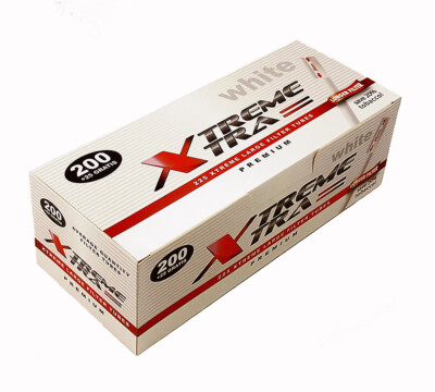 20 Boxen XTREME XTRA WHITE Zigarettenhülsen extra-langer 24mm Filter 225 pro Box