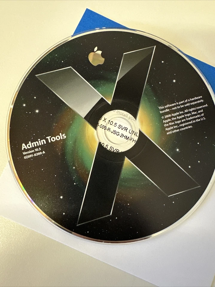 MacOS X Server X 10.5 Unlimited Client - CDS041608 607-2363 0Z607-3499-A V9 lic - Image 4 of 4