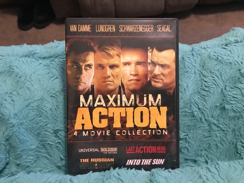 Pre-owned DVD (MAXIMUM ACTION)  4 MOVIE COLLECTION EUC