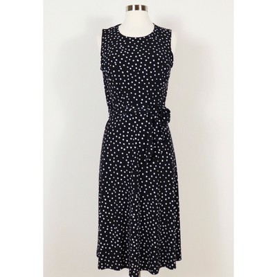 polka dot midi dress petite