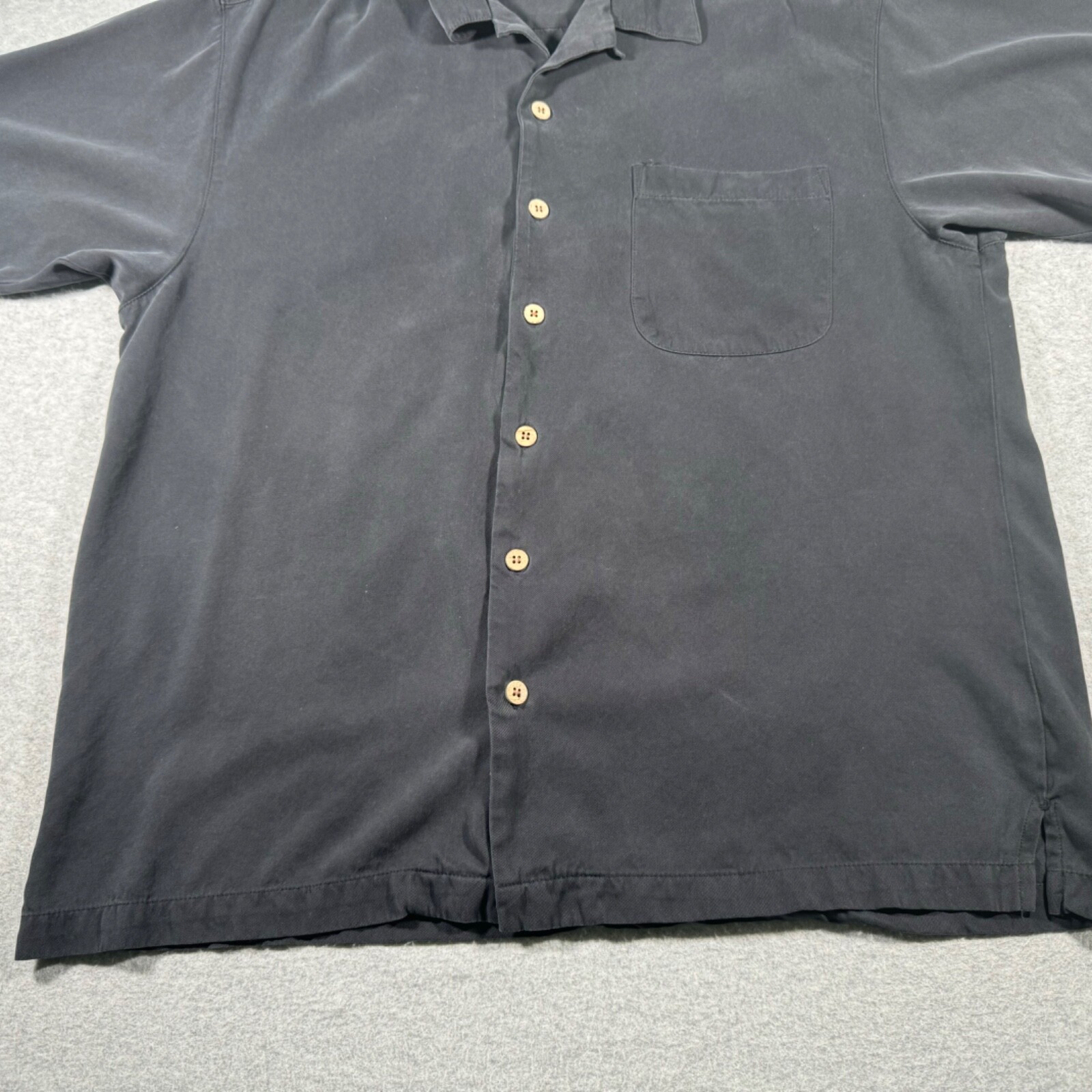 FILA Maglietta J Rowe Adulto Nera Grande Abbottonata Moto Live Free Die Oldk Sil