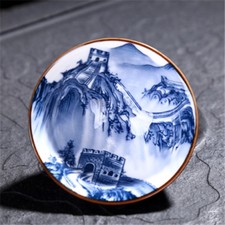 Tazas de té taza de té de porcelana azul y blanca Jingdezhen taza de té taza de té china