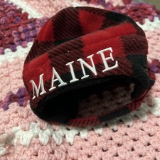 MINIKINS Unisex 3 Mos FLEECE WINTER HAT Maine TIES UNDER CHIN New