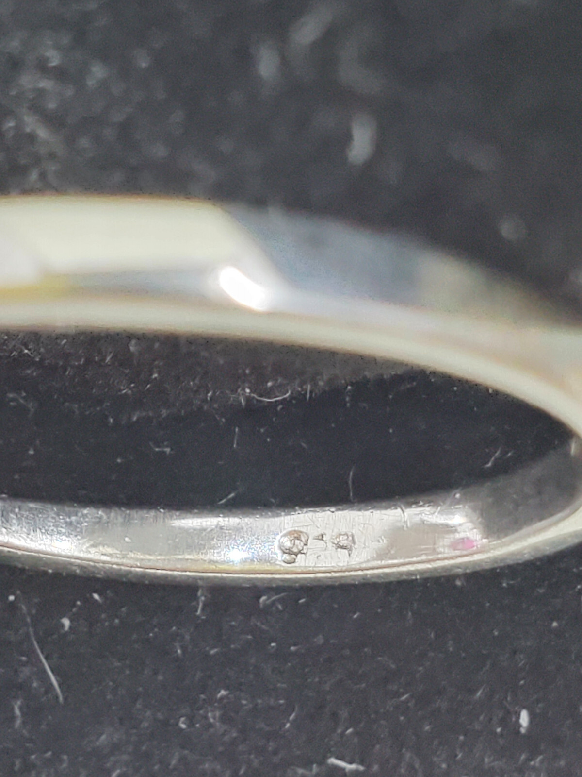 Sterling Silver Ruby Ring  Clear Cubic Zirconia 9… - image 5