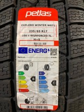 1 New 235 65 17 Petlas Explero Winter W671 Snow Tire 1 New 235 65 17 Petlas Explero Winter W671 Snow Tire