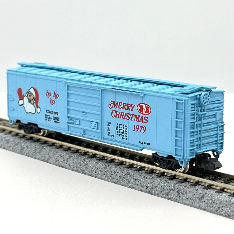 Con-Cor ON79XM Merry Christmas 50 ft Holiday Boxcar CCMX 1979 N Scale - Image 2 of 4