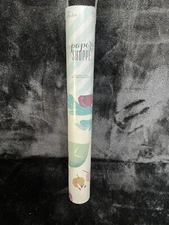 The Paperie Shoppe by The Paper Studio LG Purple Floral Paper Roll - 14" x 20 ft