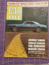 November 1966 Car Life Magazine 1967 New Cars Ford GT-40