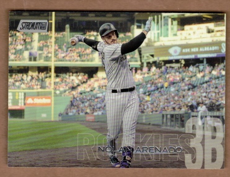 2018 Stadium Club Photo Variations #290 Nolan Arenado/Pinstripe jersey