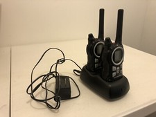 Motorola Two-Way Walkie Talkie Radios 2 handsets w/ Base Station