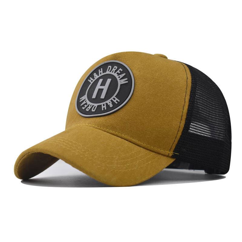 Summer Trucker Hat Mesh Back Baseball Cap Snapback Men Hats Women Cotton Caps