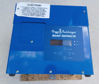 Cragg Railcharger 40 DTC-12 Railway Equipment Co DTC Battery Charger UNUSED