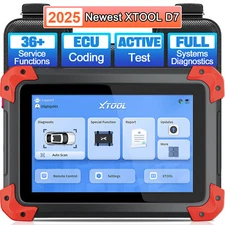 Newest XTOOL D7 Full System Diagnostic Active Test Scanner ECU Coding 36+Service