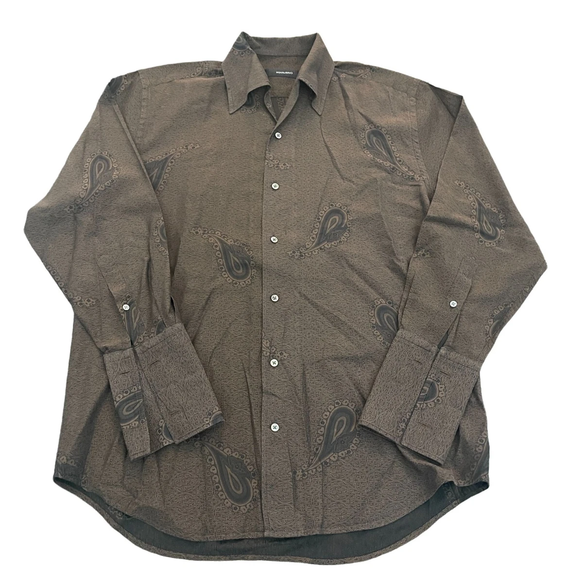 Chemise Sport/dress Shirt E Q U L I B R I O - Taille XL - Neuf Sans étiquettes - Fabriqué En Italie