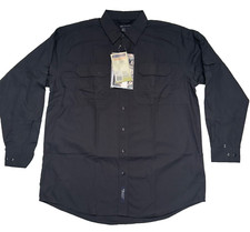 NEW 5.11 Tactical Shirt Mens XL Tall Navy Ripstop Button Down Long Sleeve XLT