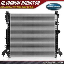 Radiator without Trans. Oil Cooler for Cadillac CT5 2020 2021 2022 V6 3.0L  AMT