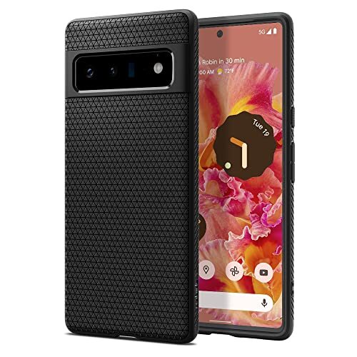 Spigen Cover Liquid Air Compatibile con Google Pixel 6 Pro - Nero