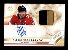 ALEKSANDER BARKOV 2023/24 SP AUTHENTIC #26 LIMITED GOLD PATCH AUTO #44/50 T6651