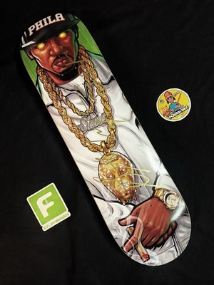 Dirty Dunk④ jakebllockyoyo RARE SIGNED Stevie Williams Gold Chain Ice DGK Skateboard Deck