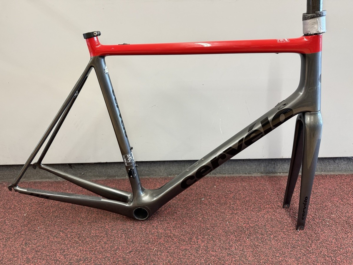 CERVELO R5 RIM フレームセット Cervelo R5 Rim Brake Frame /Fork Road Bike Size 58 CM 700c