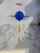 VTG 1990 IKEA VIMSIG Space Mobile Comet Stars Saturn Rocket Baby Crib Celestial