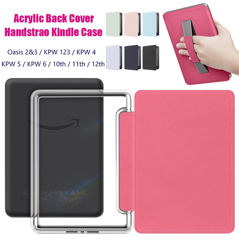 Smart Case Cover With Hand Strap For Kindle Paperwhite 11th 12th