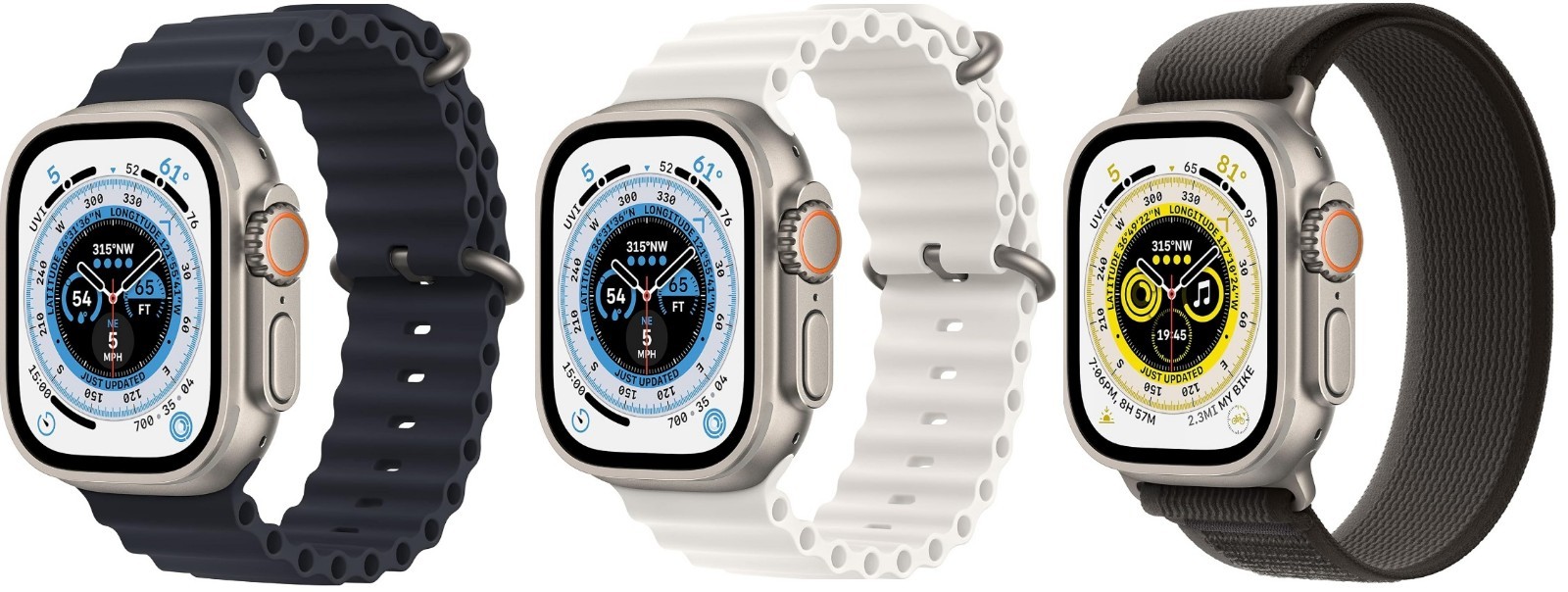 Apple Watch Ultra GPS + Cellular 49mm Titanium Case Smart Watch - Good