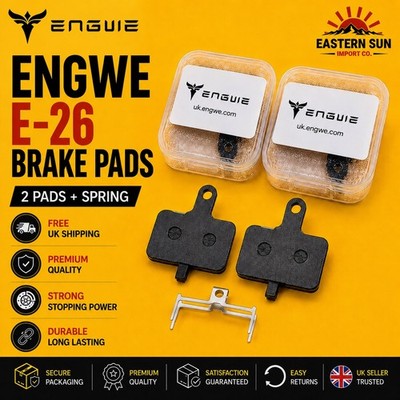ENGWE E26 Bremsbeläge | 2 Paar + Federn | kostenloser Versand UK