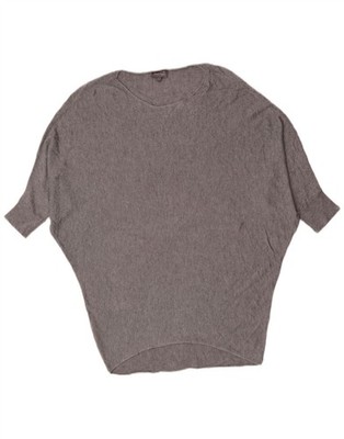 Phase Eight Damen Pullover Pulli 3/4-Arm U-Boot-Ausschnitt UK 6 XS grau CY07