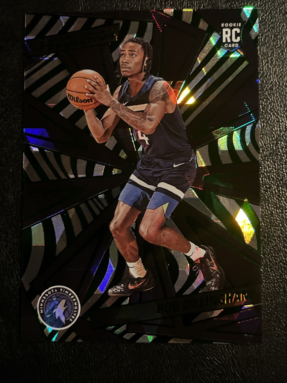 2024-25 Revolution Cubic #/50 Rob Dillingham 105 Timberwolves (RC,SN)