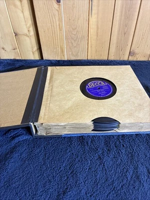 78rpm 10” Records Lot Of 12 In Record Binder Mixed Orchestra Music See Pics - Photo 1/4