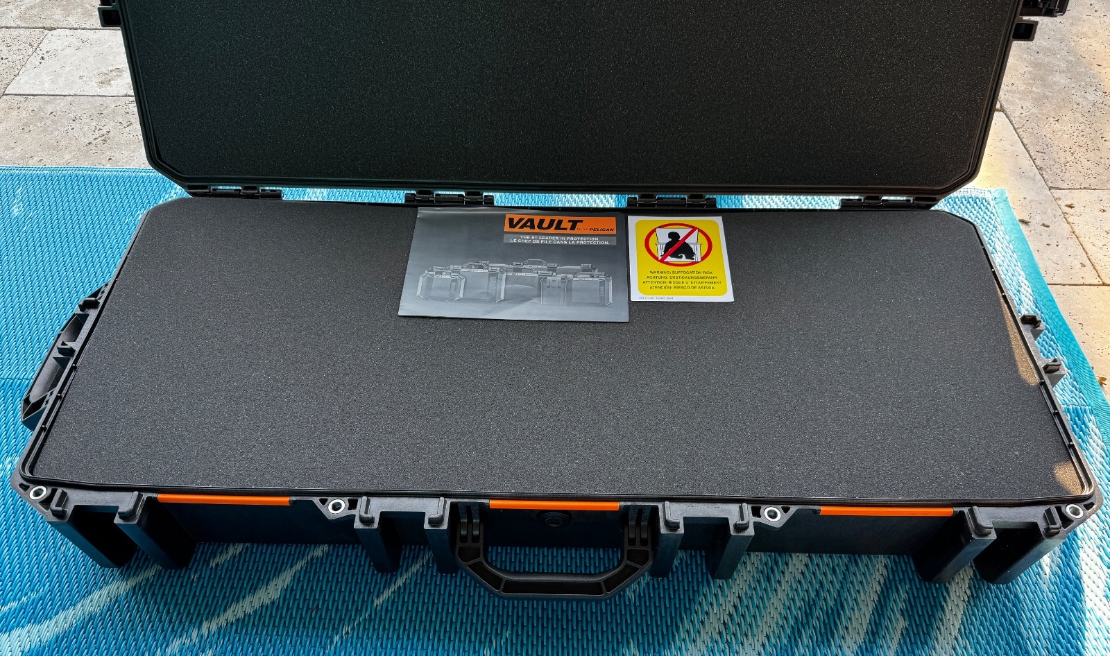 Pelican Vault V700 Hard Equipment Case with Foam Insert – Black