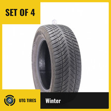Set Of 4 Used 25560r18 Goodyear Eagle Enforcer Winter 108v - 5.5-7.532
