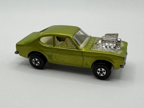 VINTAGE MATCHBOX SUPERFAST NO.61 HOT ROCKER GREEN DIECAST CAR MADE IN ENGLAND